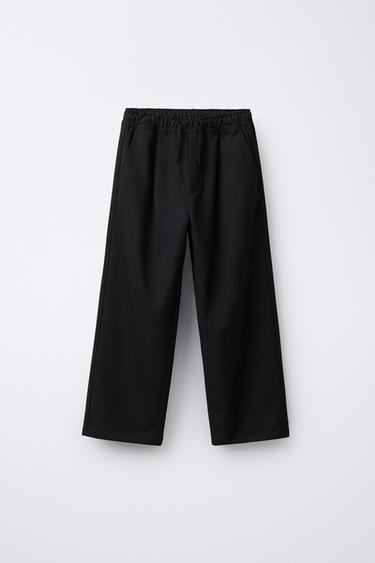 COMFORT TROUSERS - Black by Zara