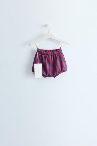 ZARA TIMELESS - STRIPED BLOOMERS - Red by Zara - Image 0