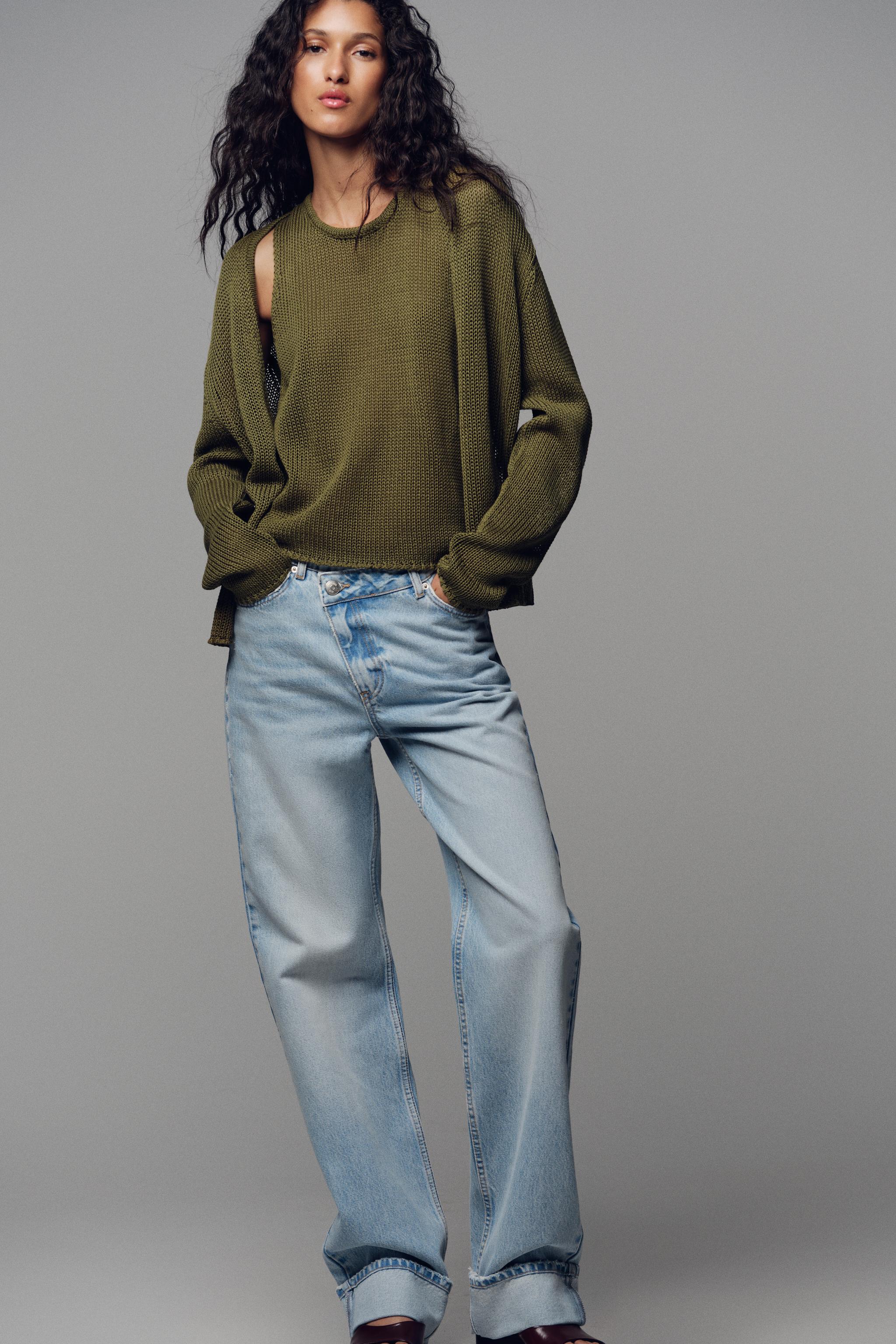 TOP EN MAILLE 100 % COTON
