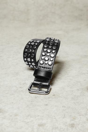 LEATHER STUDDED CHOKER LUDOVIC DE SAINT SERNIN x ZARA - Black by Zara