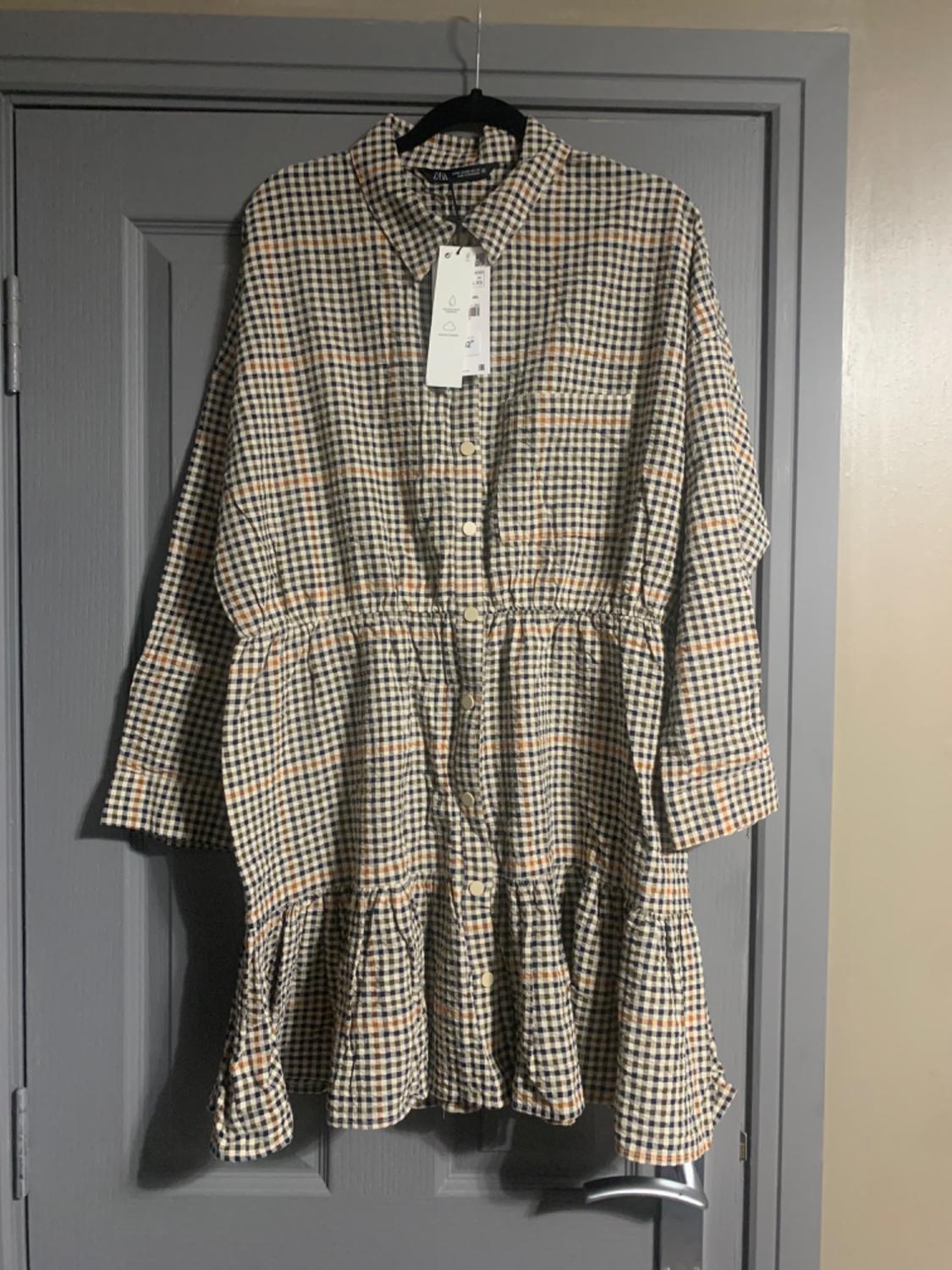 CHECK MINI DRESS - Image 3