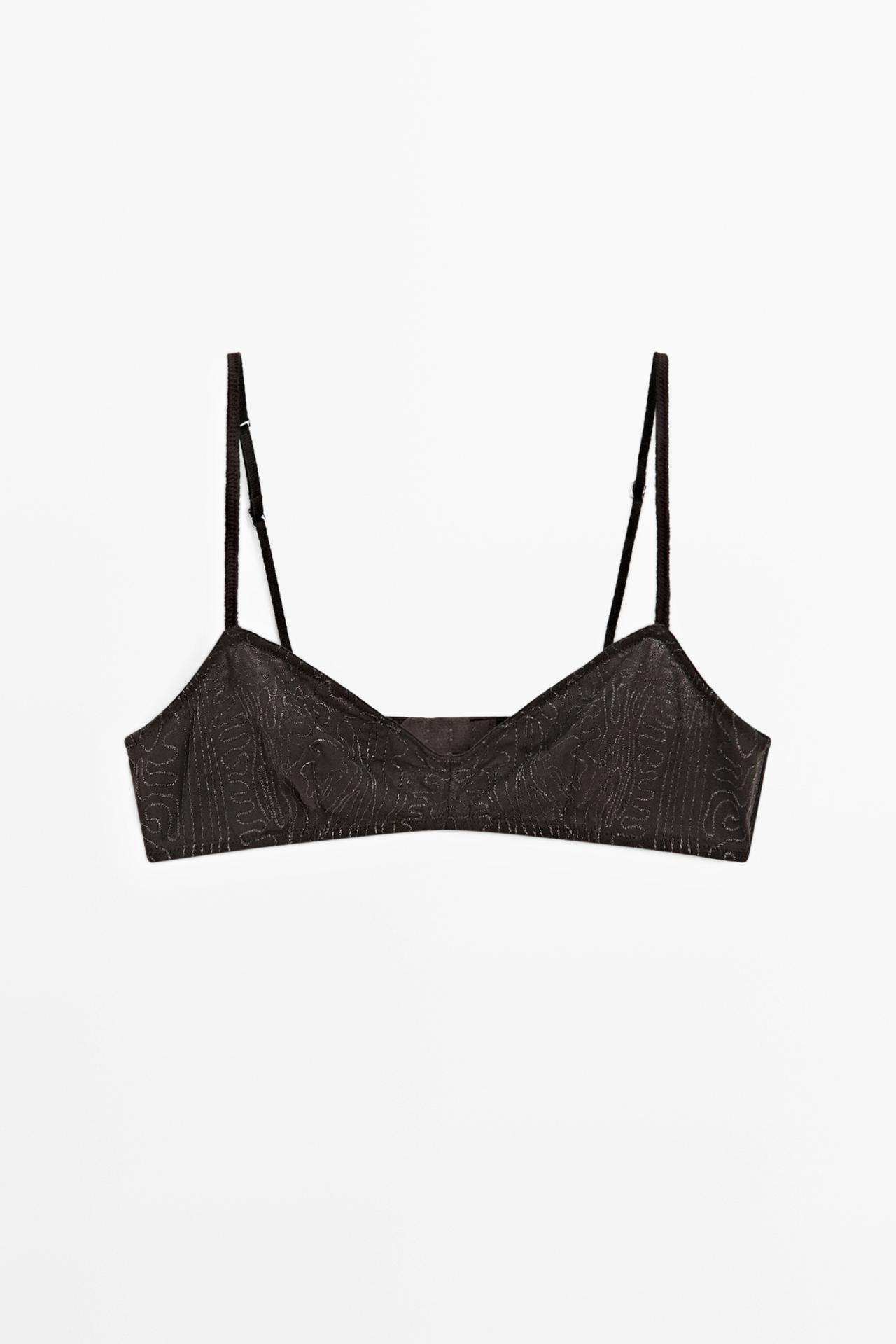 Top with embroidered detail — Anthracite Gray