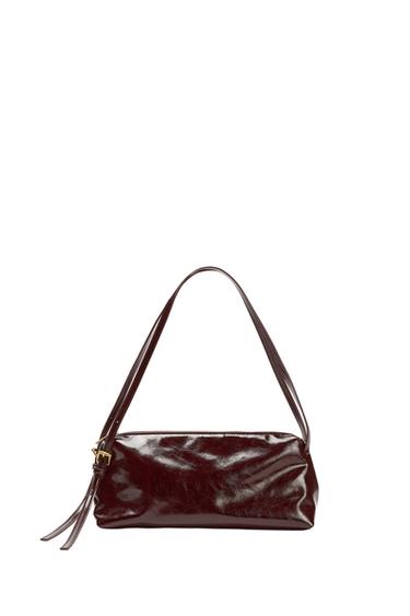 SAC PORTÉ ÉPAULE DÉTAIL BOUCLES - Marron de Zara