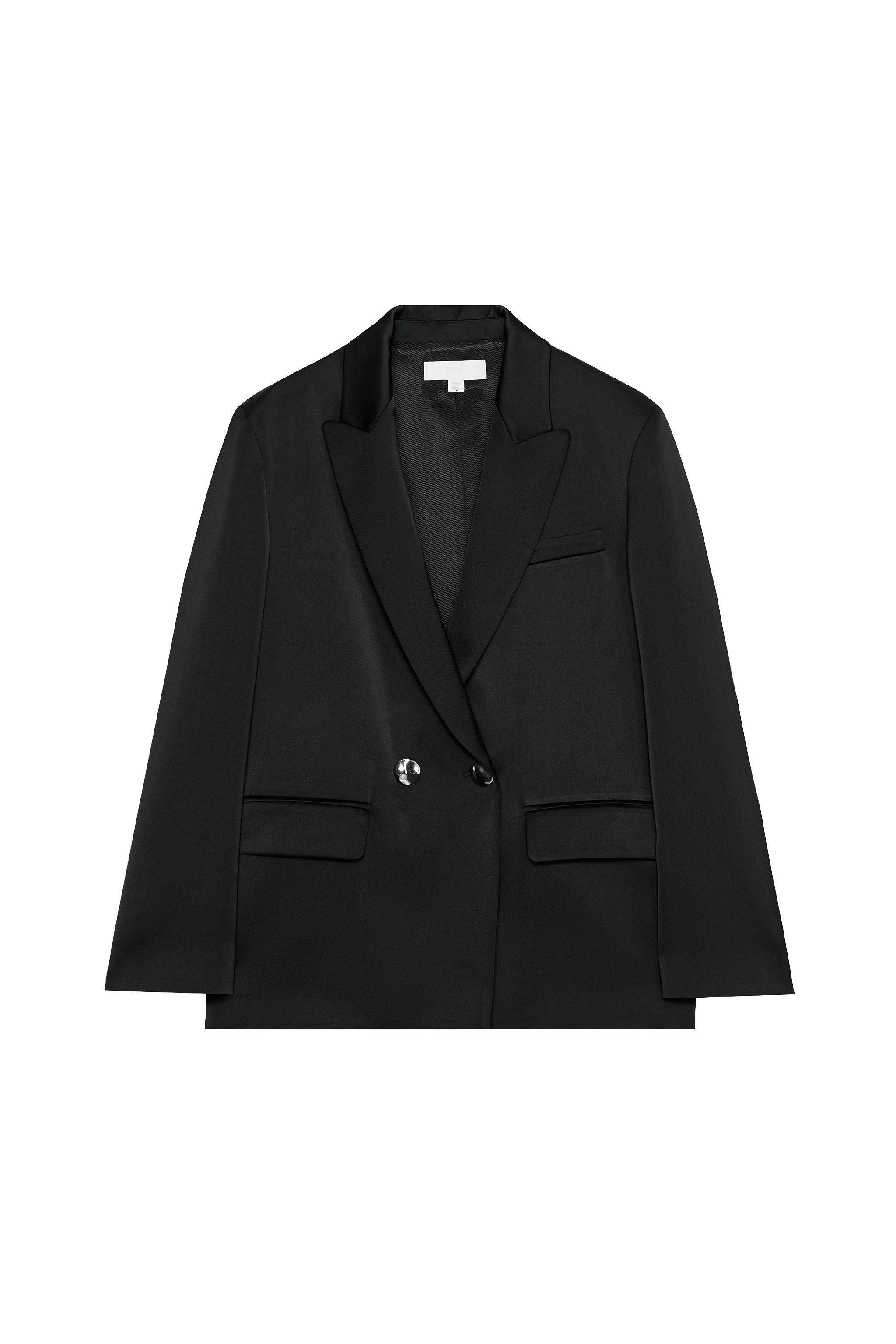 BLAZER CRUZADA SATINADA