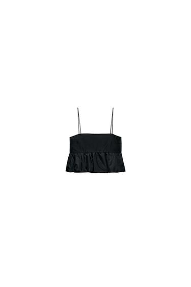 VOLUMINOUS TAFFETA TOP LIMITED EDITION