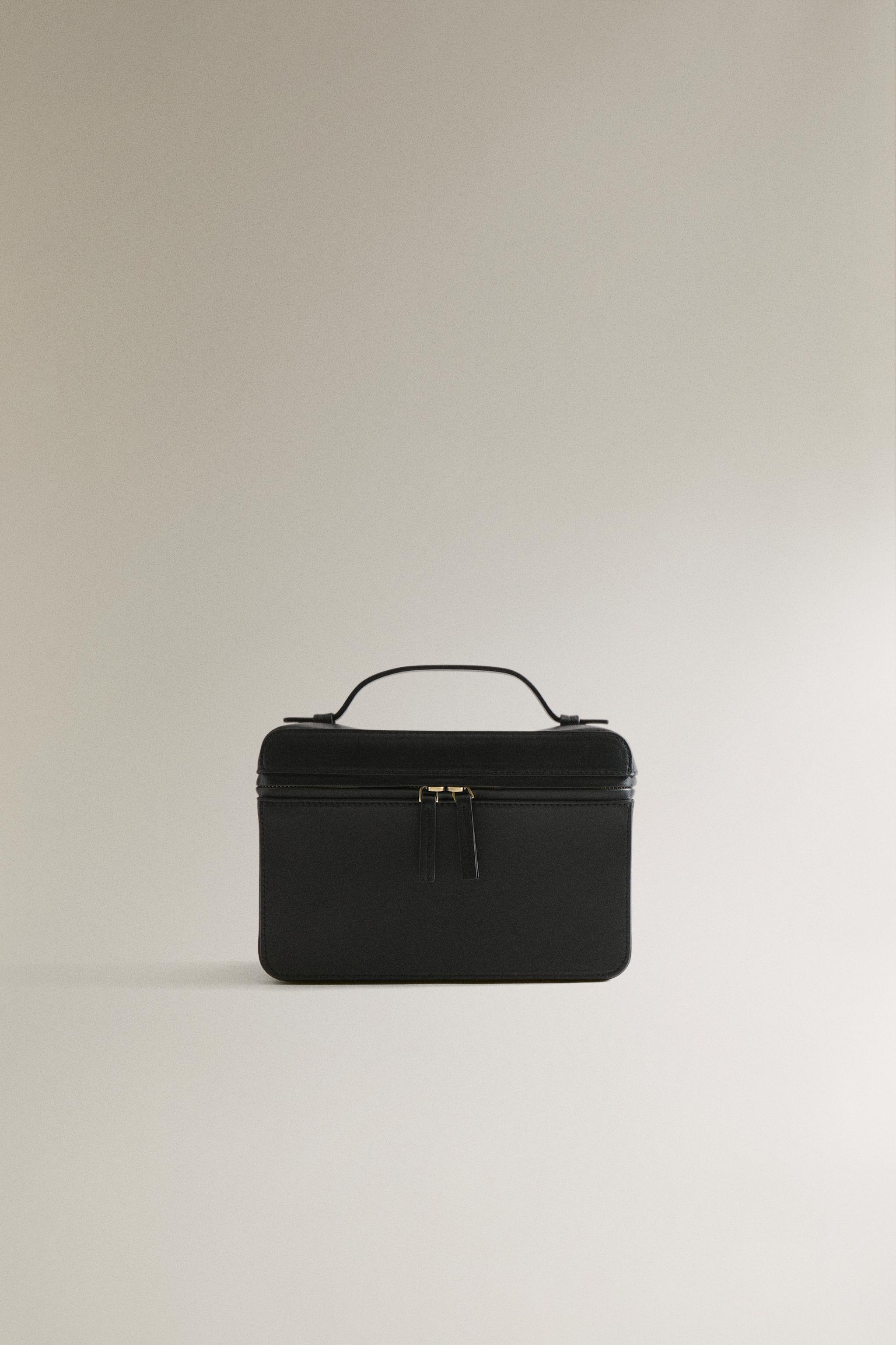 LEATHER BRIEFCASE TOILETRY BAG