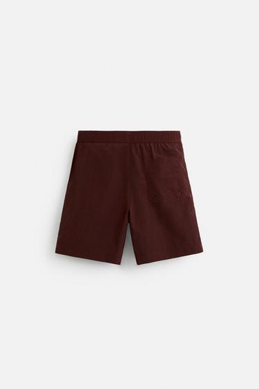 MAILLOT DE BAIN LONG AVEC LACET - Grenat de Zara - Image 7