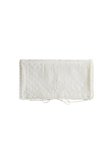 EMBROIDERED COTTON LINGERIE BAG - Ivory by Zara