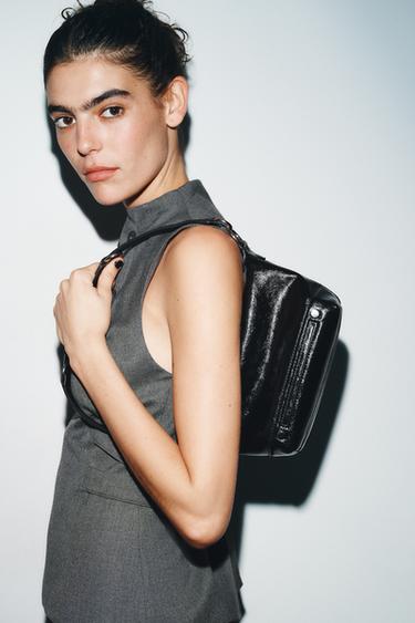 BOLSO DE HOMBRO MULTIPOSICIÓN - Negro de Zara