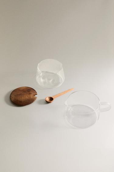 ENSEMBLE SUCRIER BOROSILICATE BOIS - 990 de Zara - Image 4