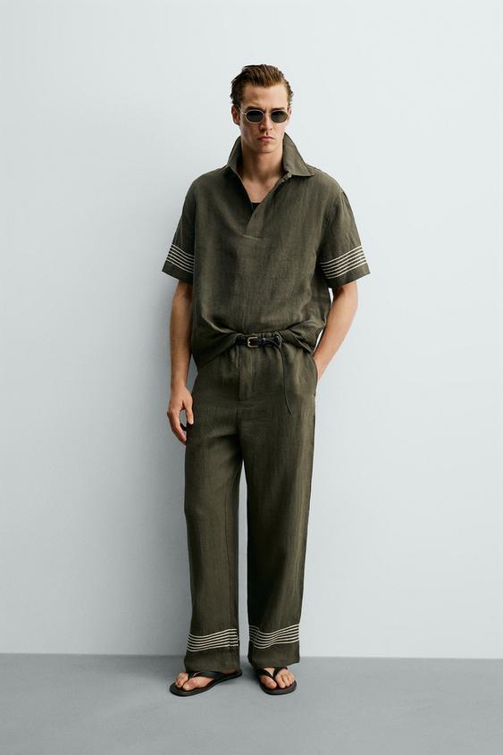 100% LINEN RELAXED FIT PANTS from Zara - $79.90