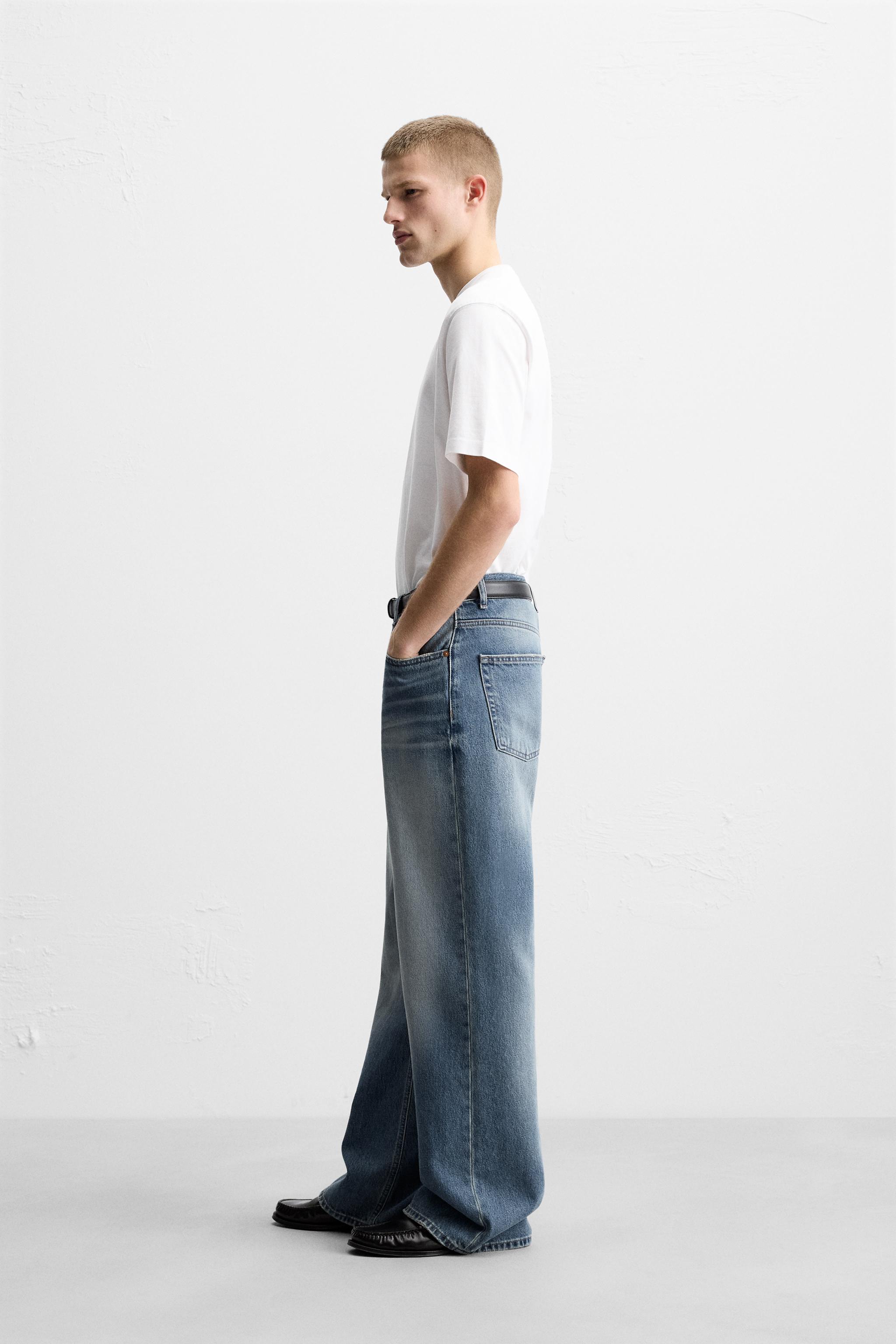 バギーフレアフィットジーンズ - ミディアムブルー | ZARA Japan