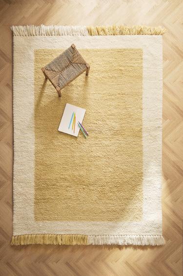 TAPIS EN LAINE - Beige clair de Zara - Image 5