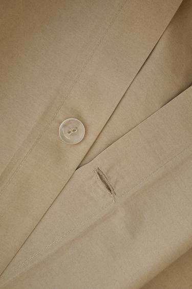 HOUSSE DE COUETTE COTON PERCALE (300 FILS) - Beige foncé de Zara - Image 3