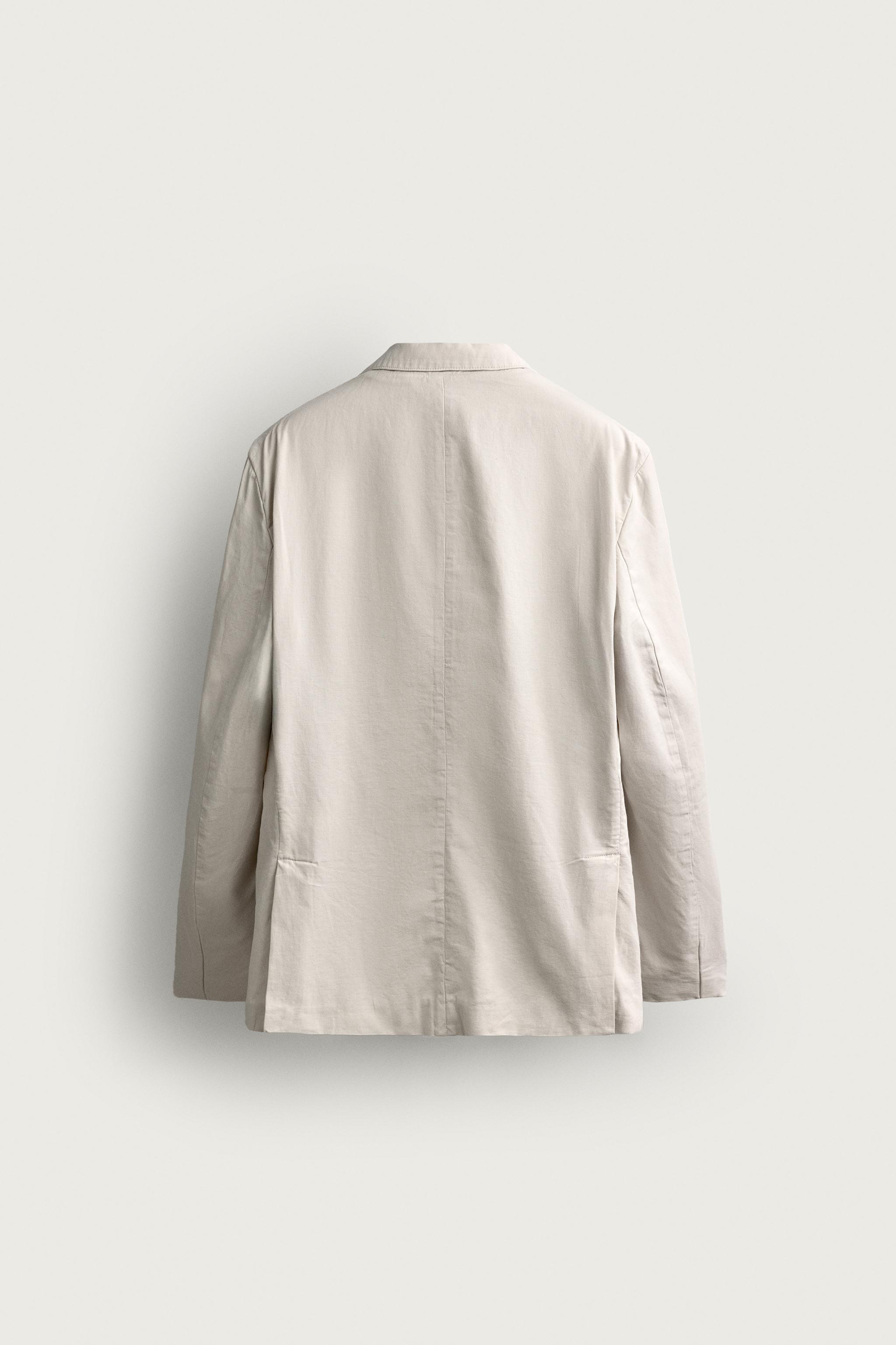 WASHED EFFECT RELAXED FIT BLAZER