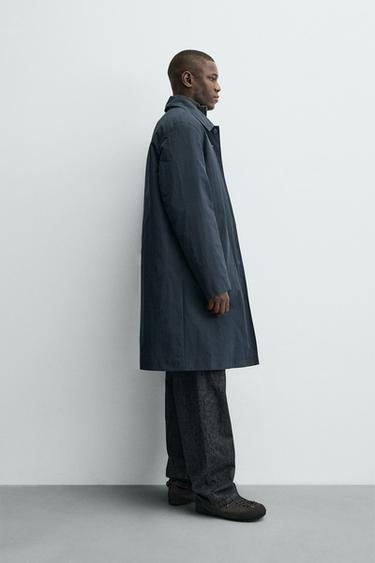 TRENCH TECHNIQUE MATELASSÉ ALAMAR - Bleu marine de Zara - Image 3