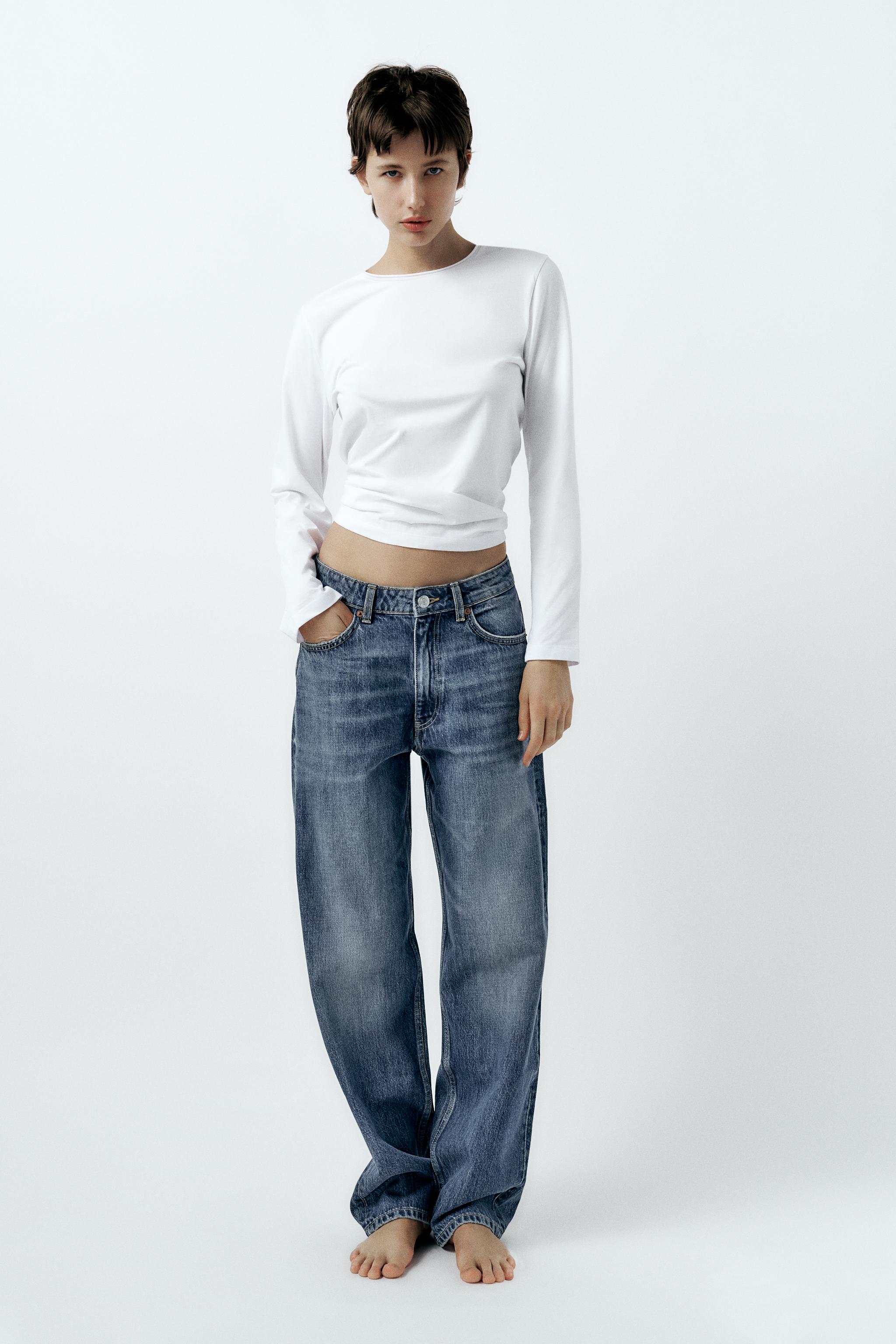 PZI Jeans, Pants & Jumpsuits, Pzi Womens Blue Denim Cotton Mid Rise  Straight Jeans Casual Pants Size 8 Short