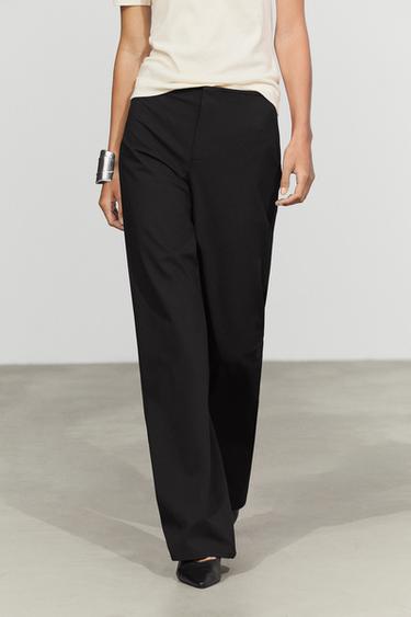 Technical straight-leg pants — Black 2