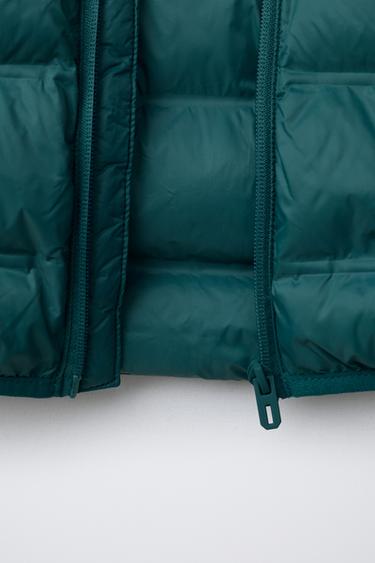 BLOUSON LÉGER DÉPERLANT - Vert / Bleu de Zara - Image 6