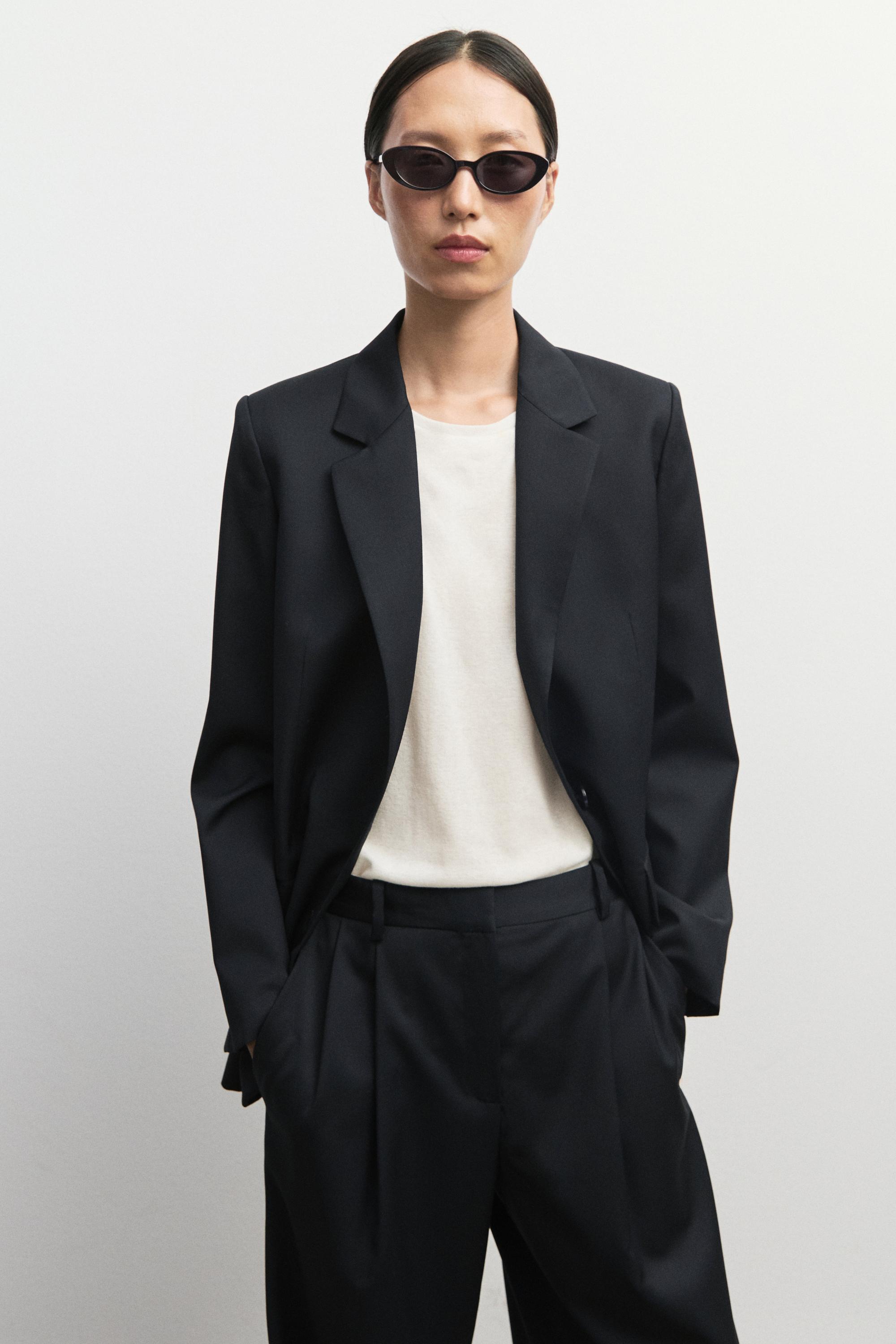 Blazer 100 % laine extrafine à deux boutons