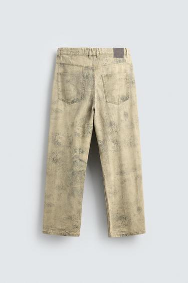 FADED PRINT BAGGY FIT TROUSERS - Printed by Zara - Image 6
