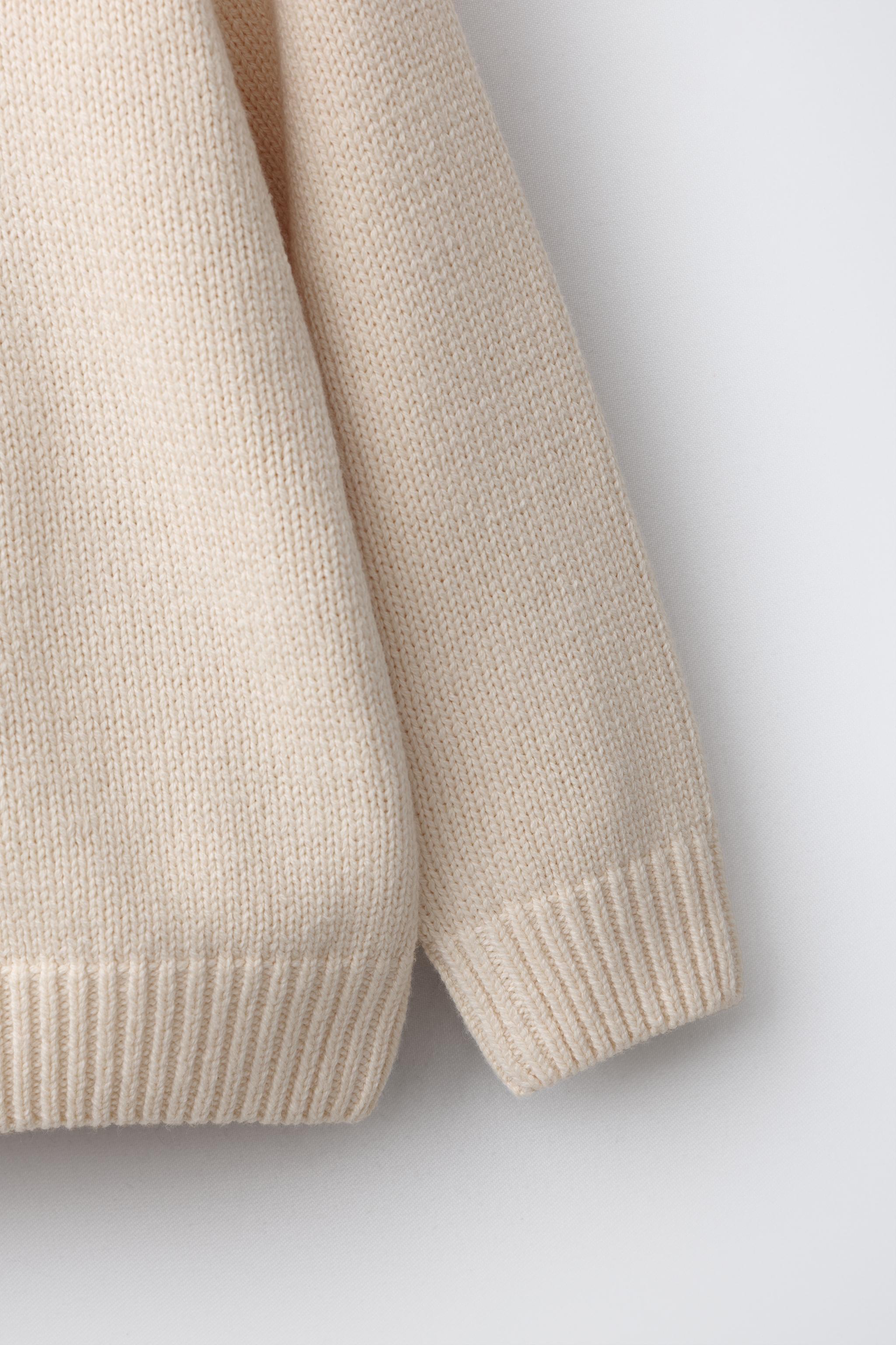 Детские свитеры Zara EMBROIDERED DOG KNIT SWEATER — фото 4