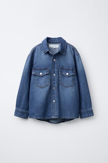 DENIM SHIRT - Blue by Zara