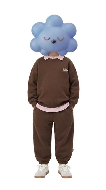 BASIC SLOGAN SWEATSHIRT - Brown by Zara