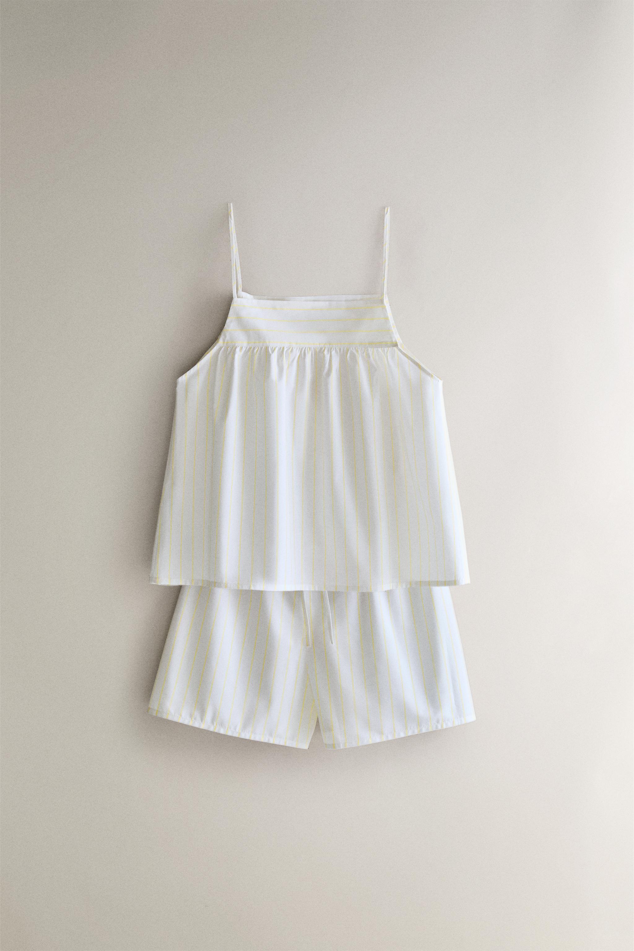 SHORT À RAYURES
