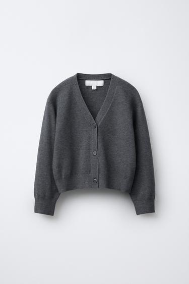 CARDINGAN - Anthracite grey by Zara
