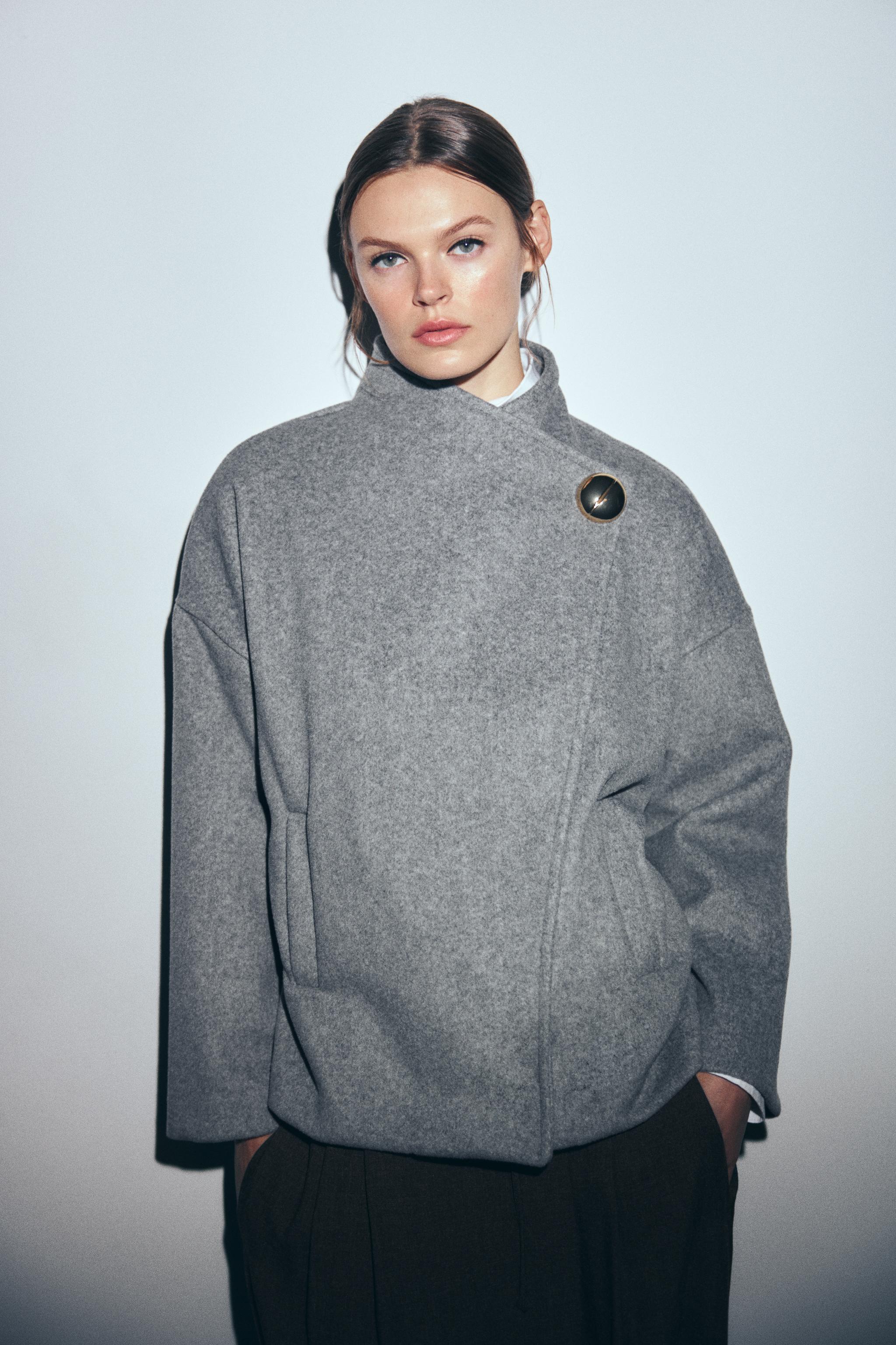 MANTEAU SOFT À BOUTON