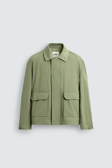 FUNKČNÍ BUNDA LIMITED EDITION - Mechově zelená od Zara