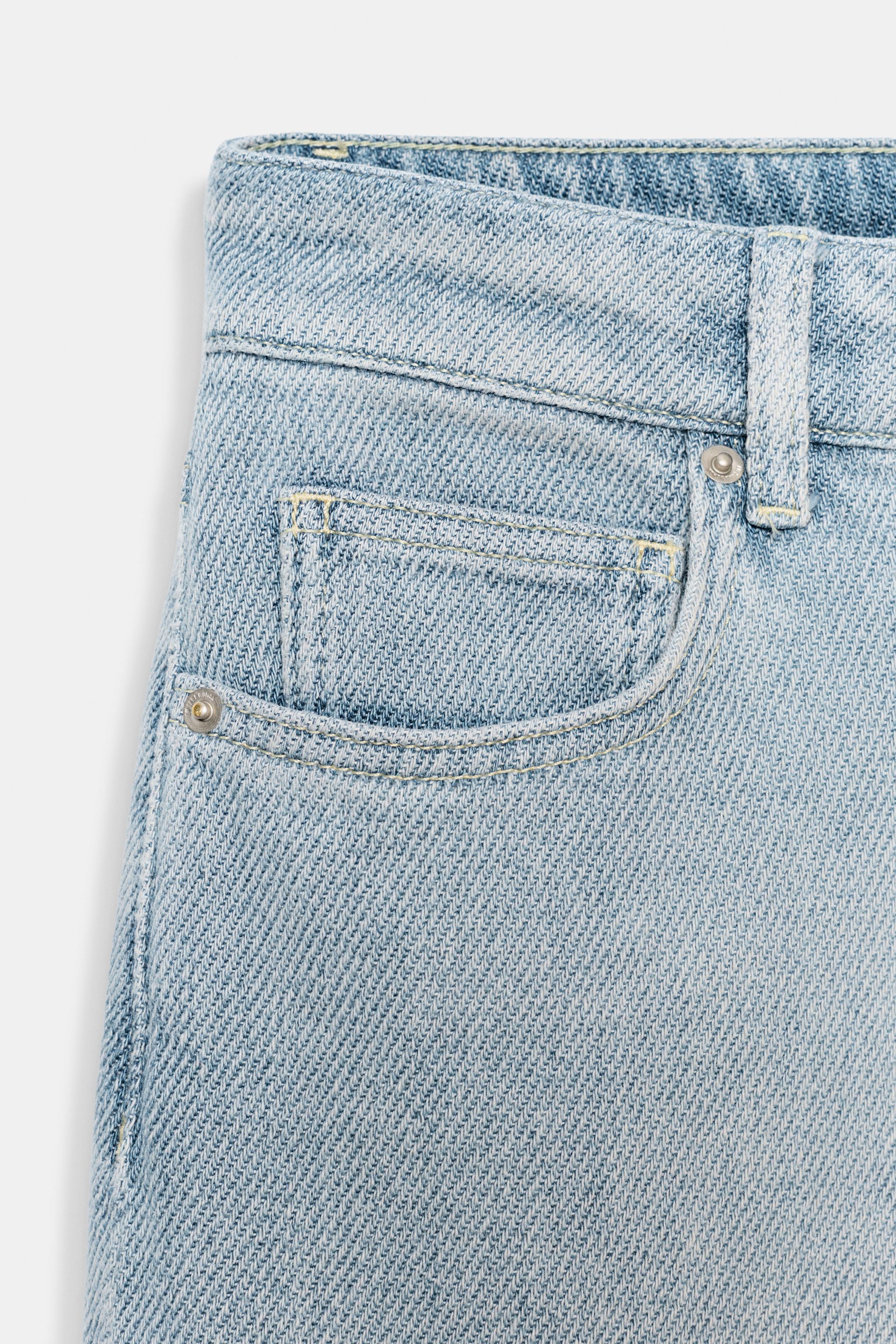 ZW COLLECTION LOW-RISE WIDE LEG JEANS