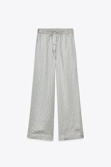 STRIPED PYJAMA TROUSERS ZW COLLECTION - striped by Zara