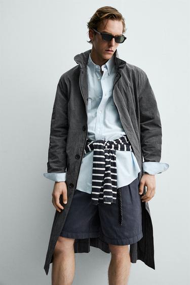 TRENCH LÉGER EFFET DÉLAVÉ AARON LEVINE X ZARA - Gris chiné de Zara - Image 6