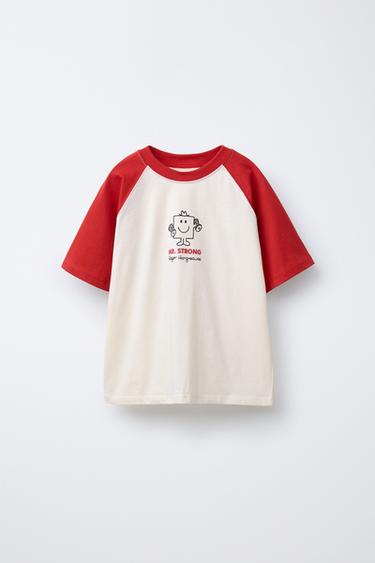 Zara MR. MEN ™ LITTLE MISS ™ T-SHIRT - Red / White
