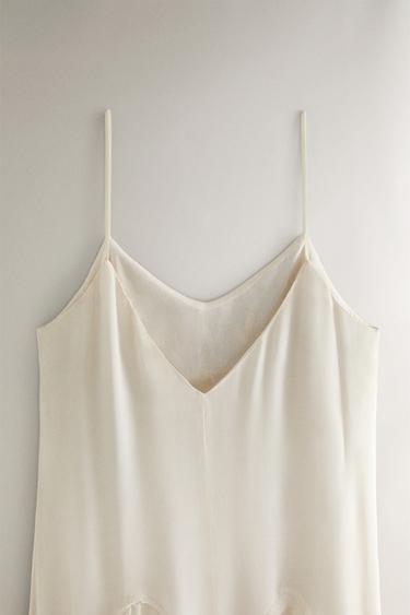 CHEMISE DE NUIT BRODERIES - rose poudré de Zara - Image 4