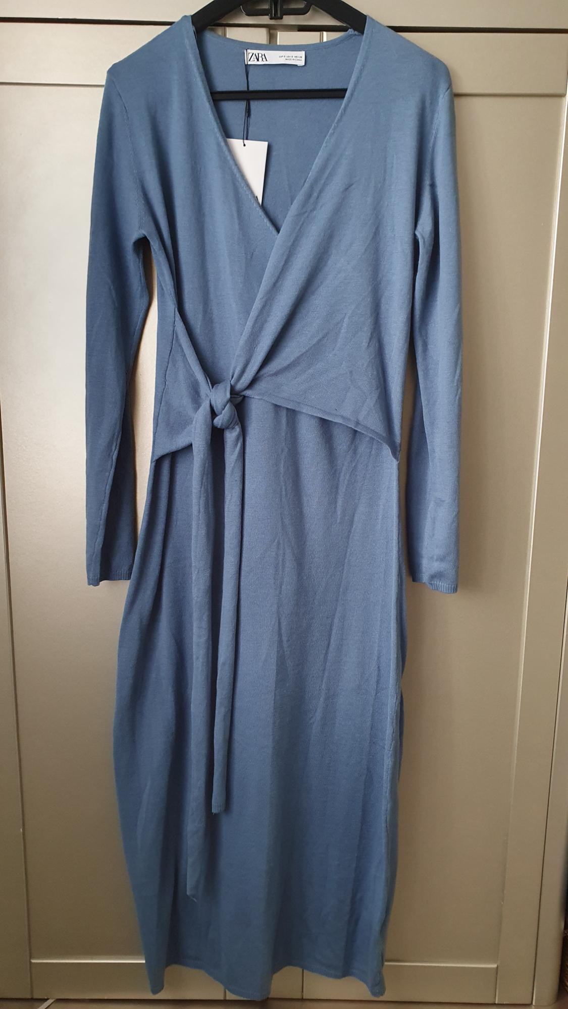 KNIT WRAP DRESS