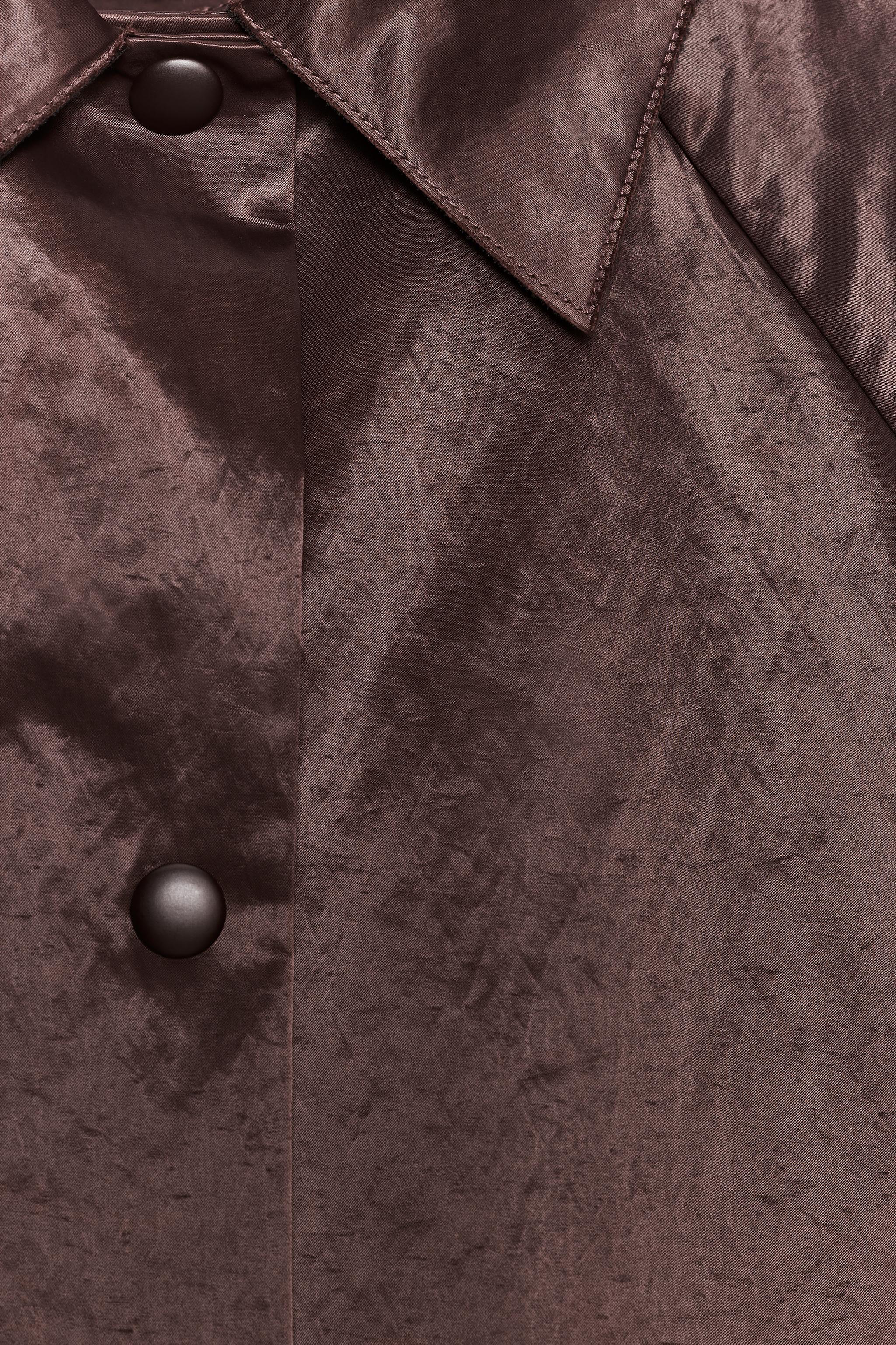ZW COLLECTION SATIN JACKET