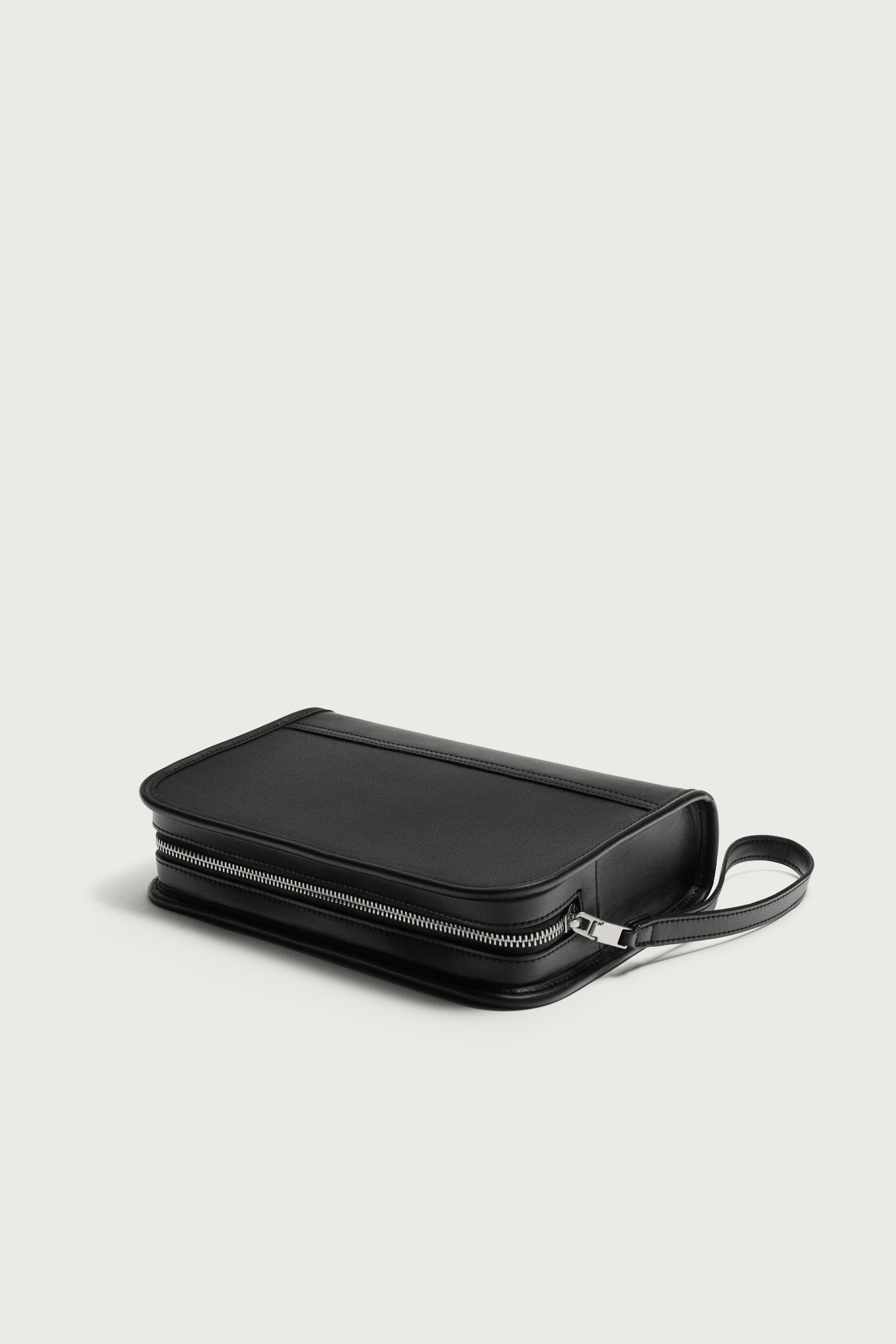 TEXTURED CLUTCH — Black (alternate view)