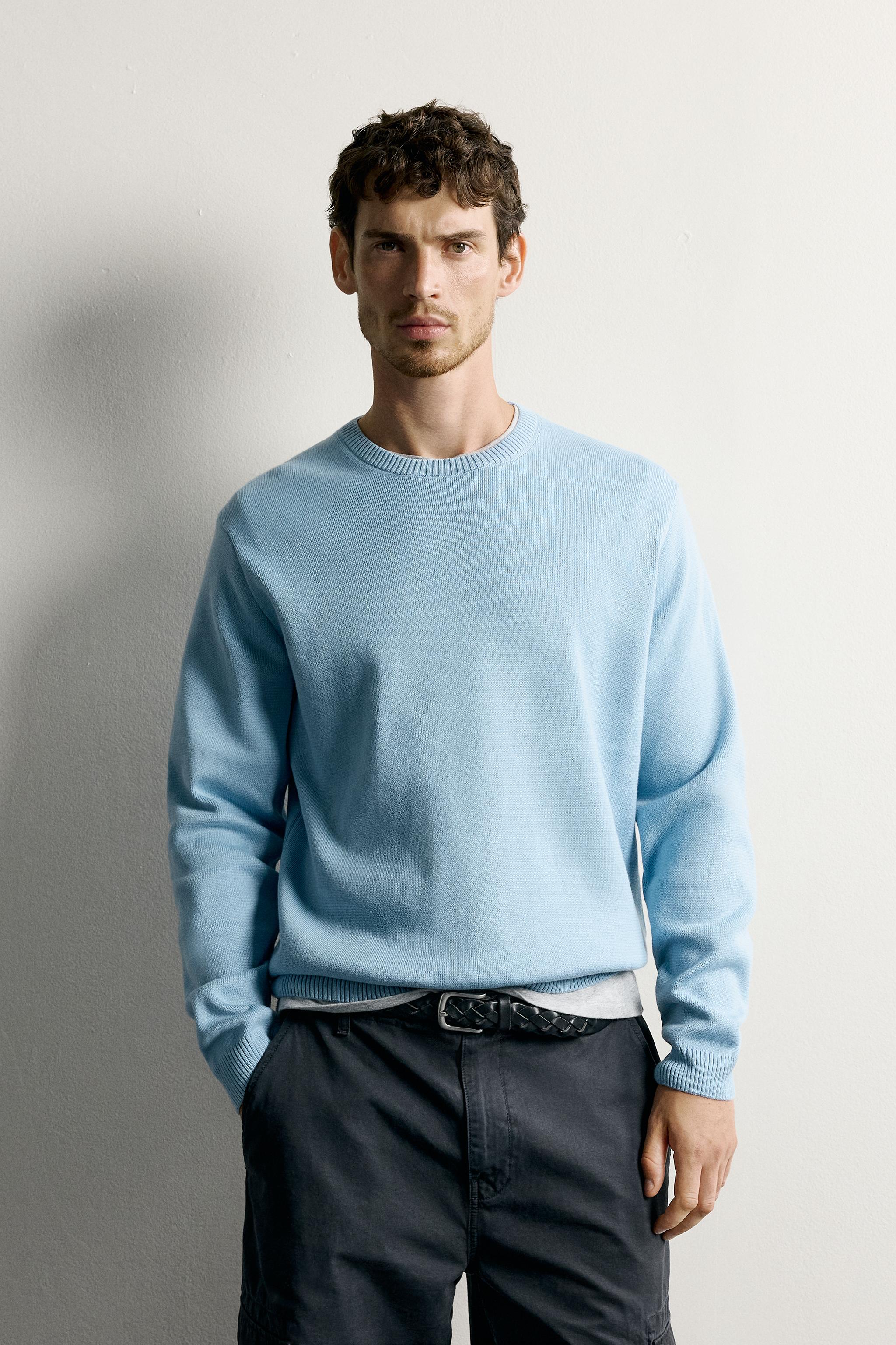 COTTON TEXTURE SWEATER