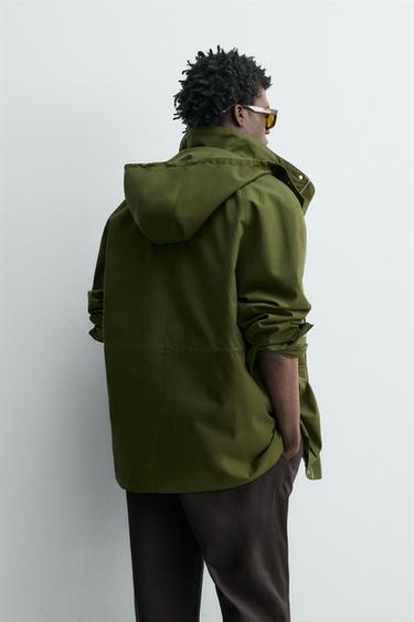 PARKA TECHNIQUE AVEC GILET DÉTACHABLE - Kaki de Zara - Image 2