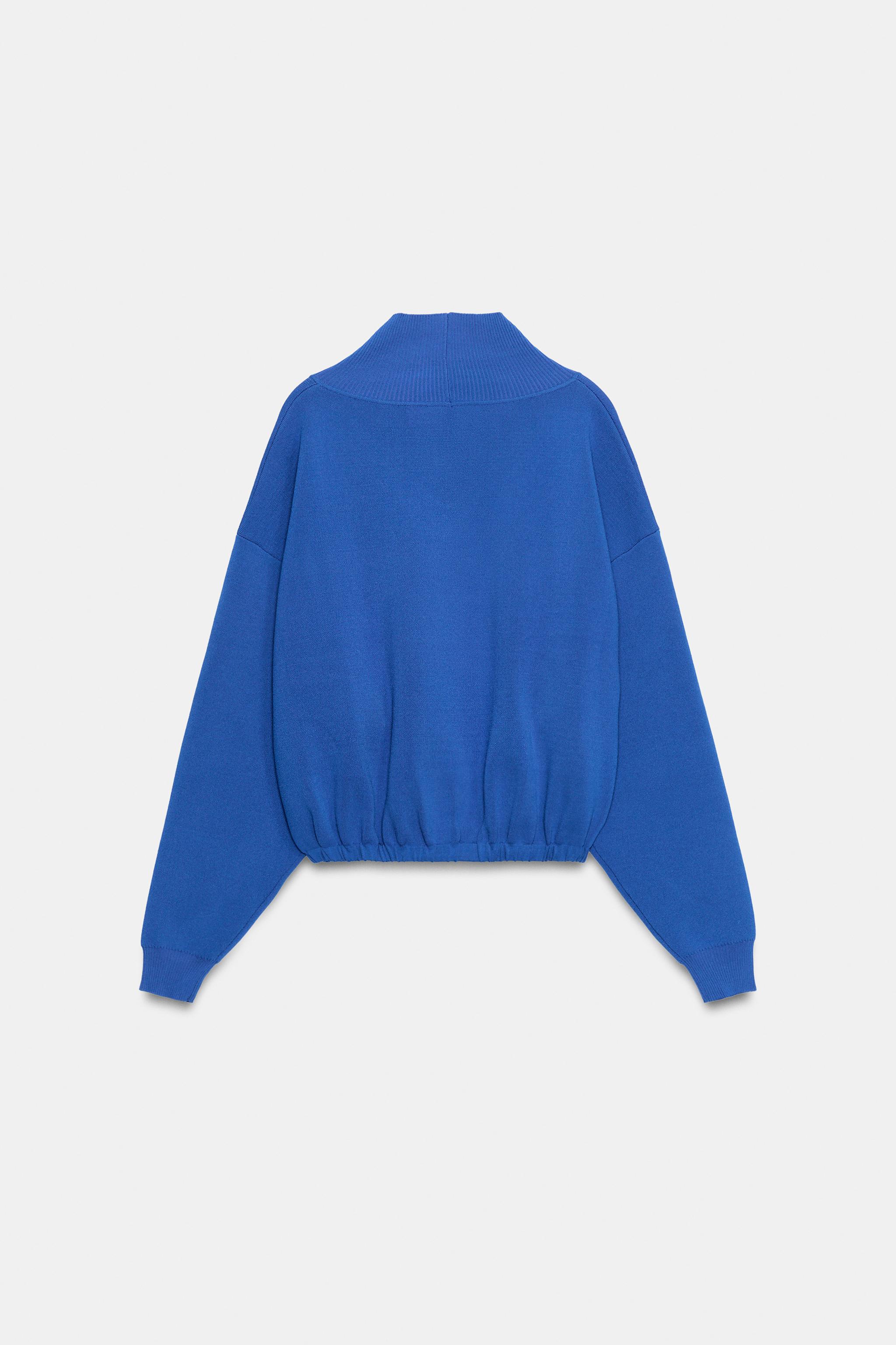 Женские свитеры Zara BUBBLE KNIT JUMPER — фото 8