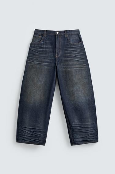 BAGGY FIT JEANS - Mid-blue by Zara