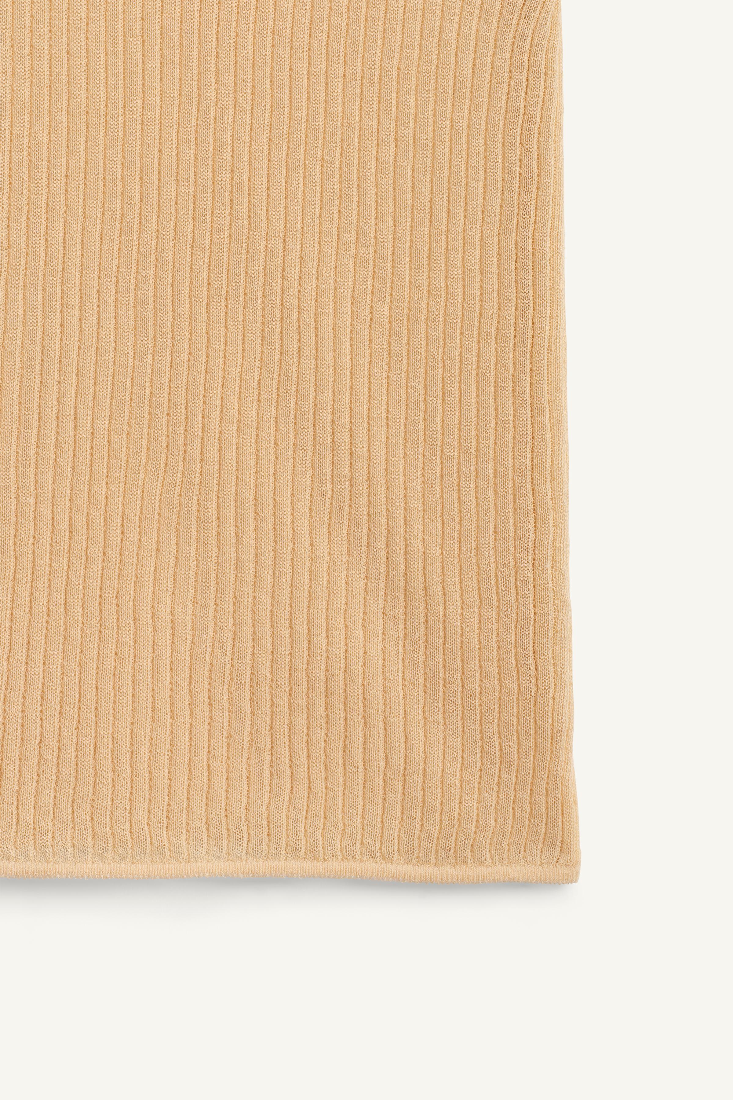 LIMITED EDITION RIBBED LACE TOP