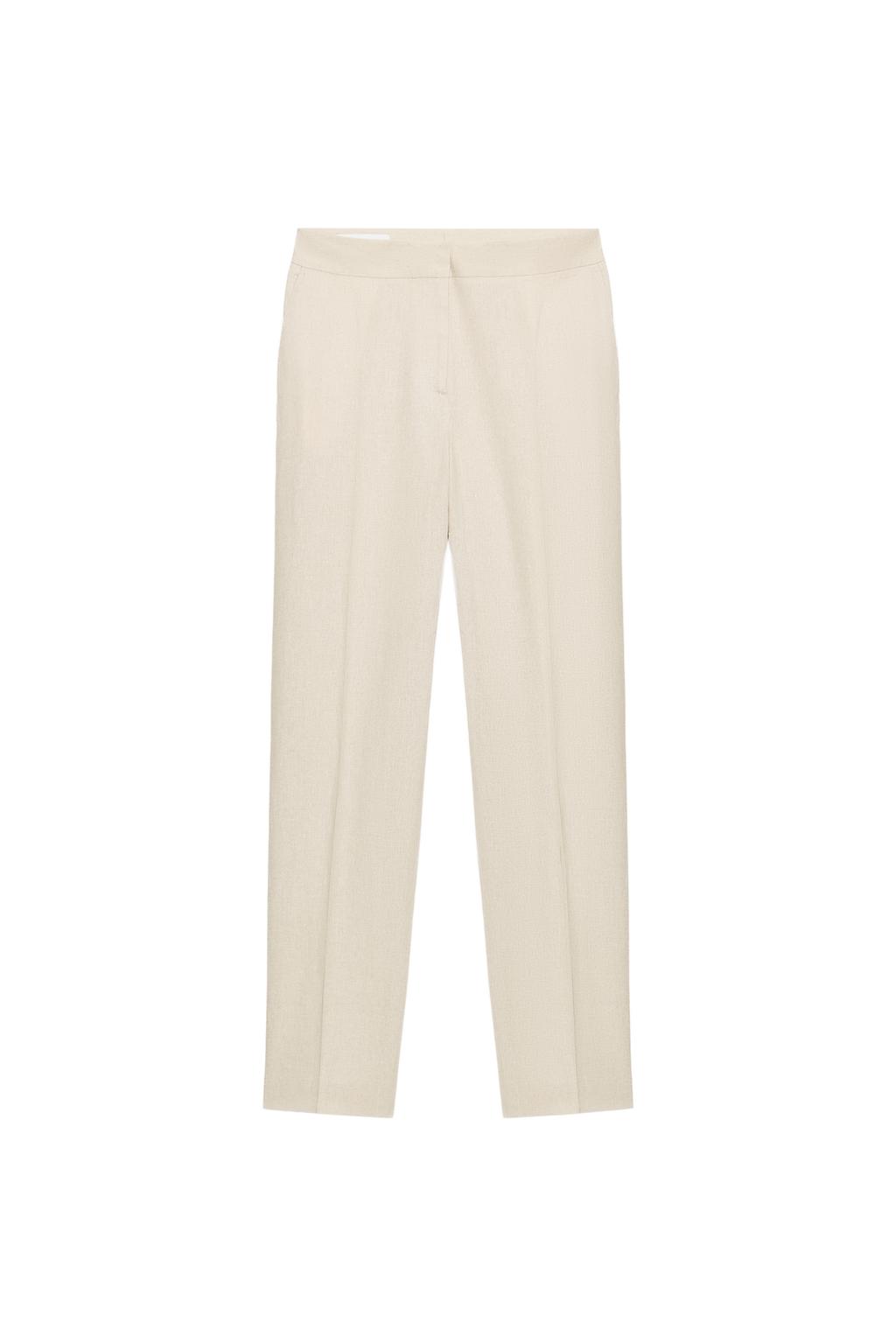 SLIM FIT LINEN PANTS - image 3