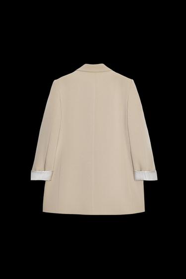 PRINTED CUFF BLAZER - camel by Zara