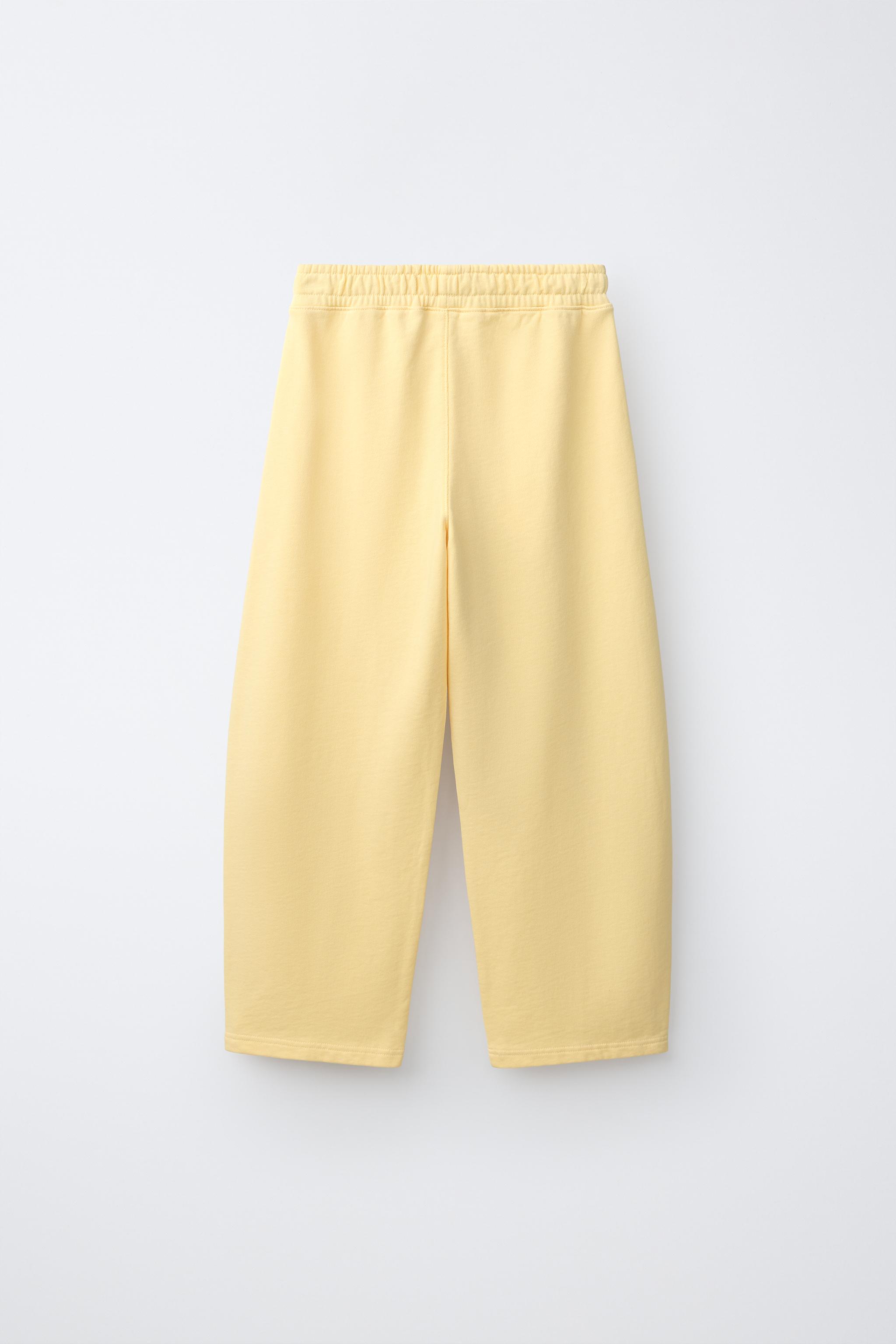 Детские свитеры Zara GARMENT DYED HOODIE AND BALLOON PANTS SET — фото 5