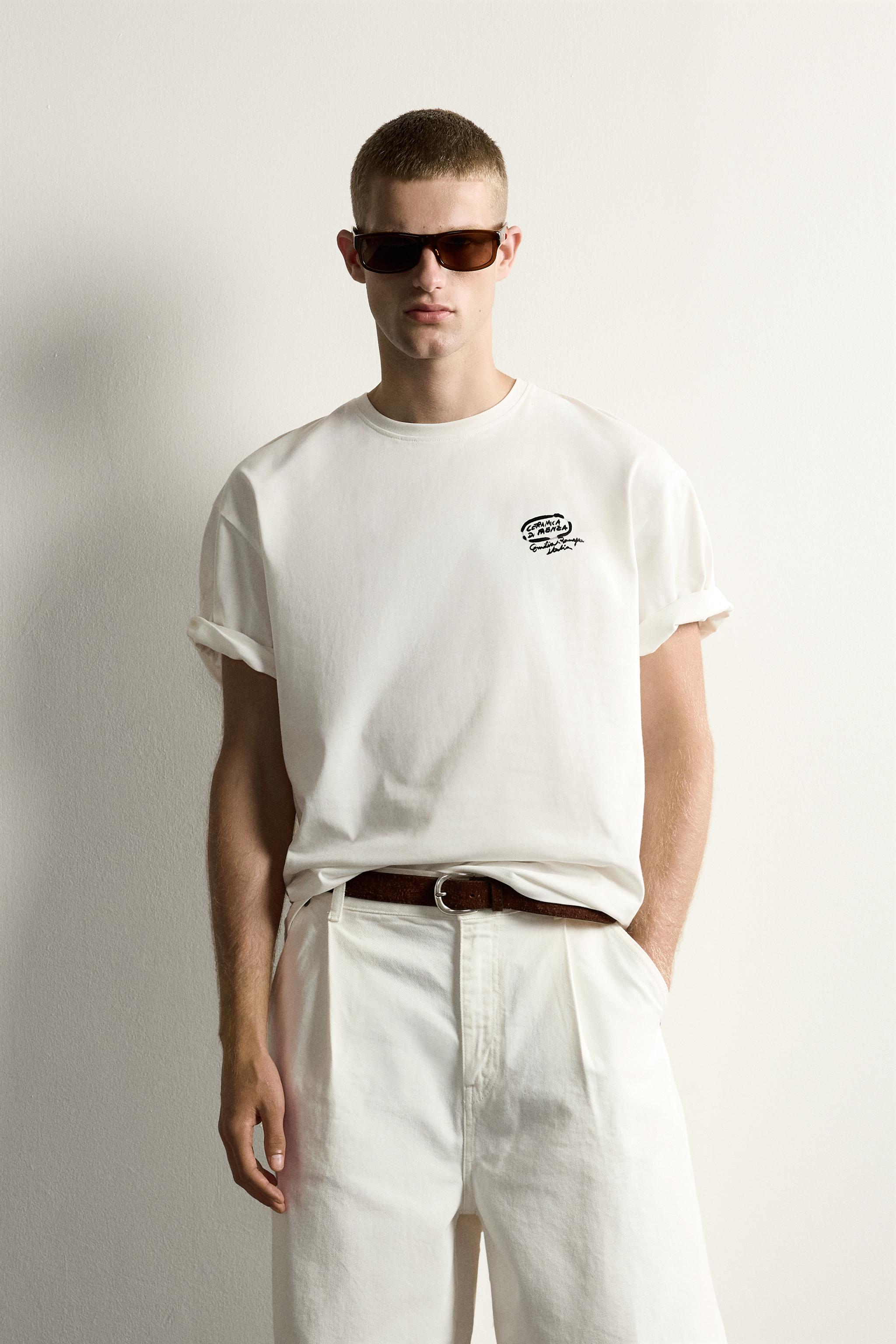 RELAXED FIT CERAMIC PRINT T-SHIRT