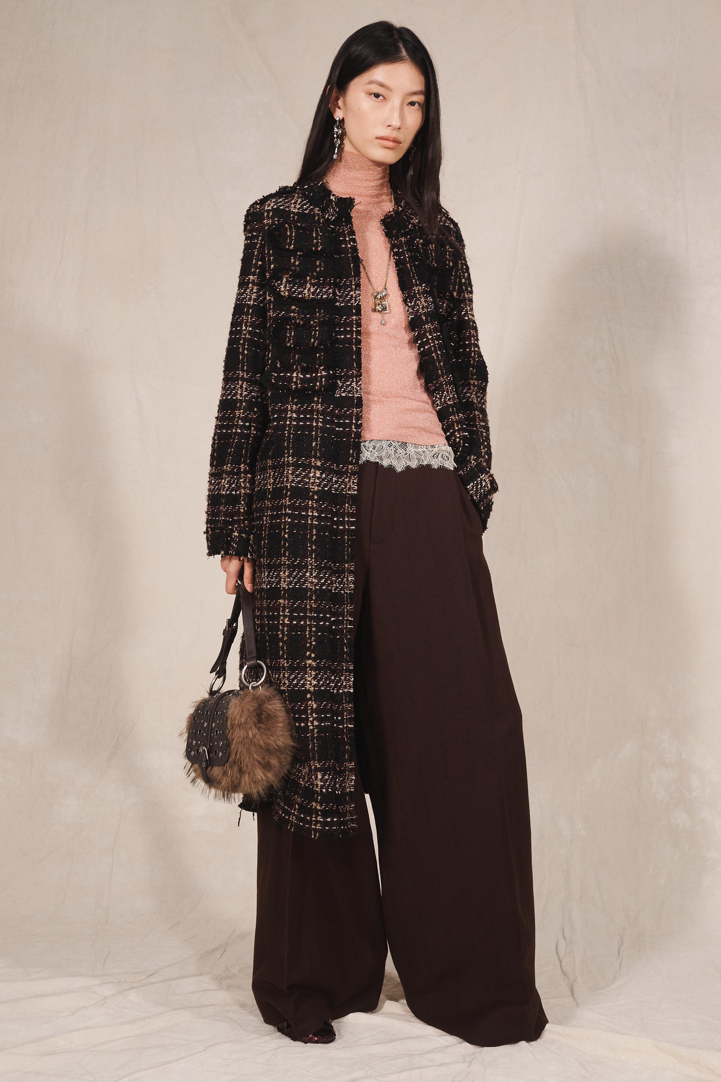 MANTEAU LONG STRUCTURÉ À CARREAUX ÉDITION LIMITÉE